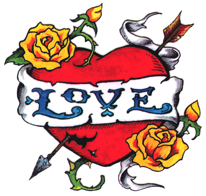 Love Tattoo Download Png PNG Image