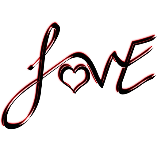 Text Love Free HQ Image PNG Image