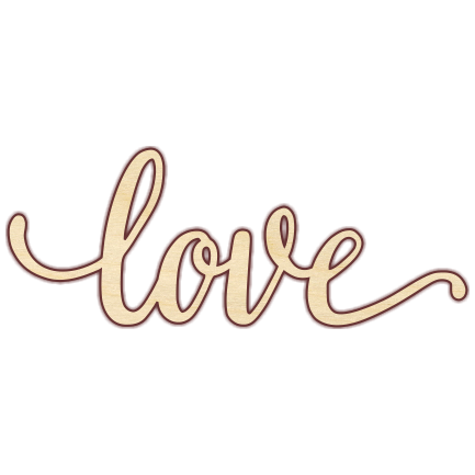 Love Wood Transparent Image PNG Image