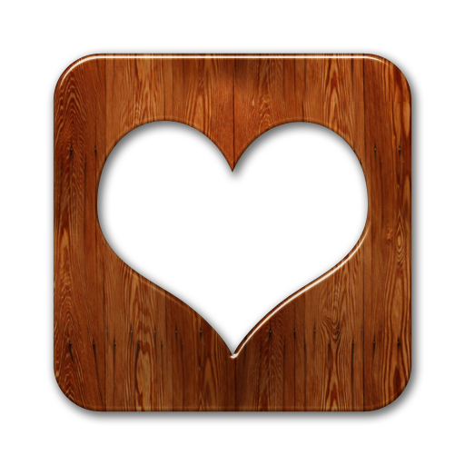 Love Wood Transparent Background PNG Image