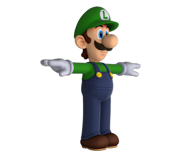Smash Toy For 3Ds Brawl Luigi PNG Image