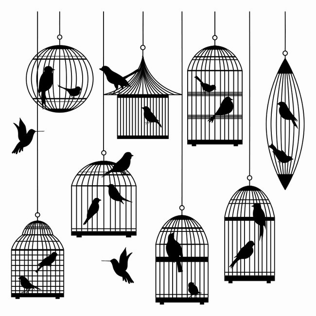 Caged Bird Free Transparent Image HQ PNG Image