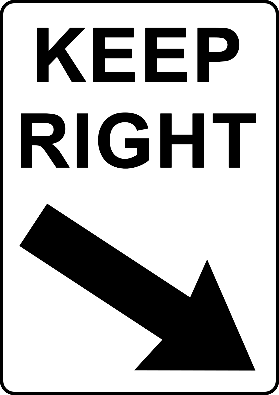 Keep Right Image HQ Image Free PNG PNG Image