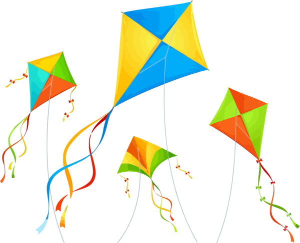 Makar Sankranti Line Kite For Happy Around The World PNG Image