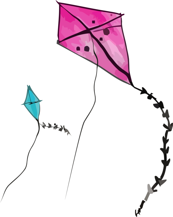 Makar Sankranti Kite Line Art For Happy Themes PNG Image