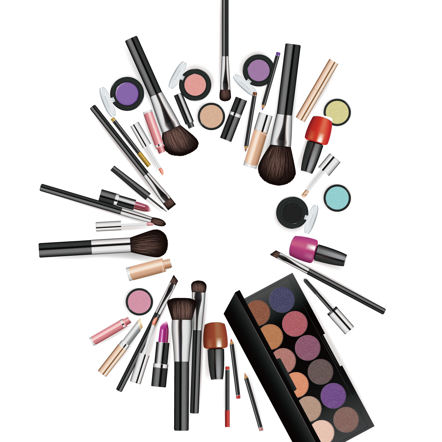 Brushes Cosmetics Free HQ Image PNG Image