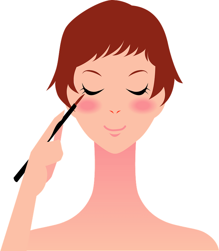 Doing Girl Makeup HQ Image Free PNG Image