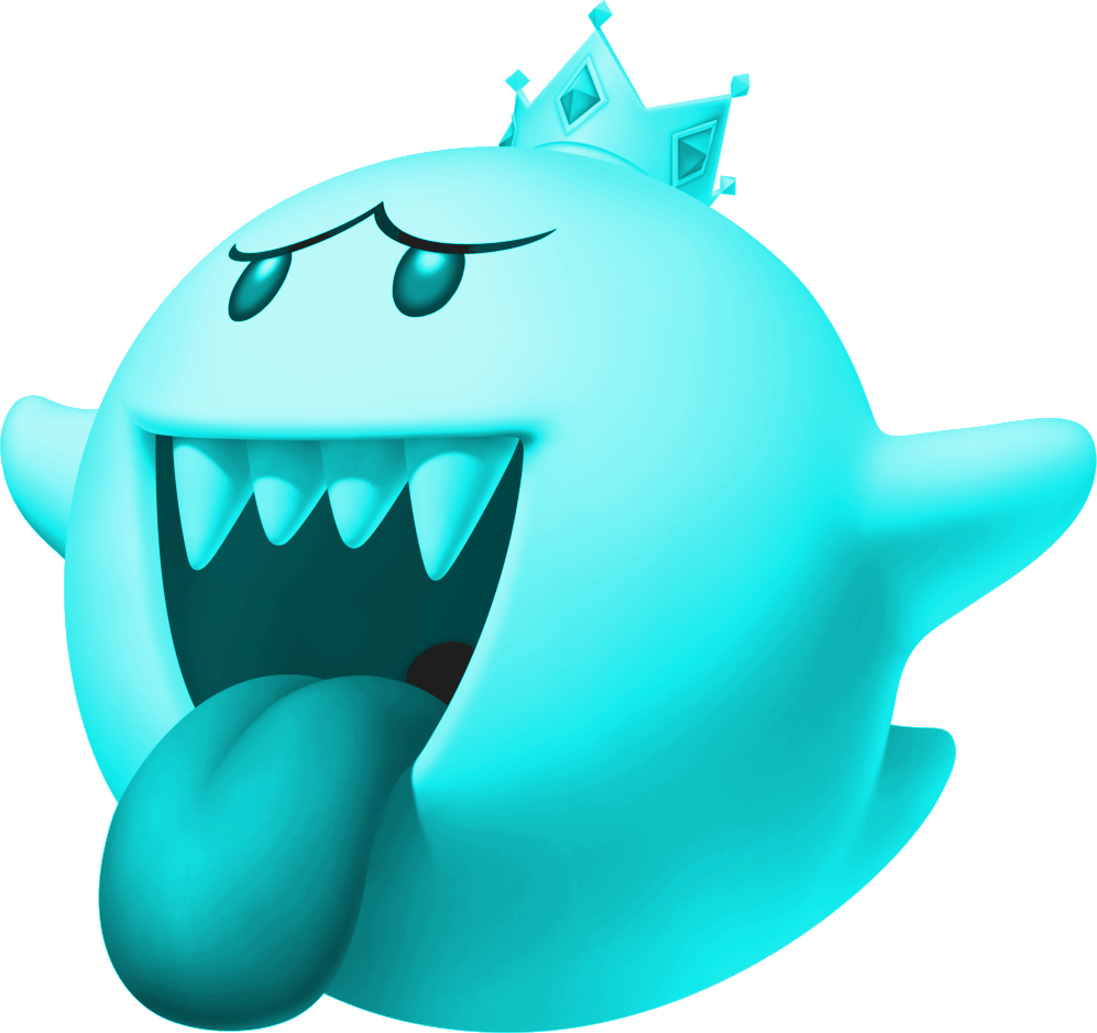 Mario Boo Super Bros King PNG Image