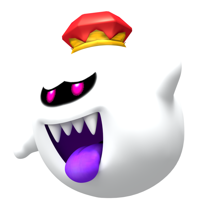 Mario Boo Super Bros King PNG Image