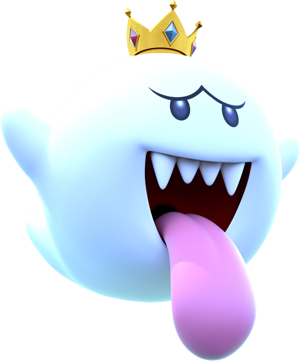 Mario Boo Super Bros King PNG Image