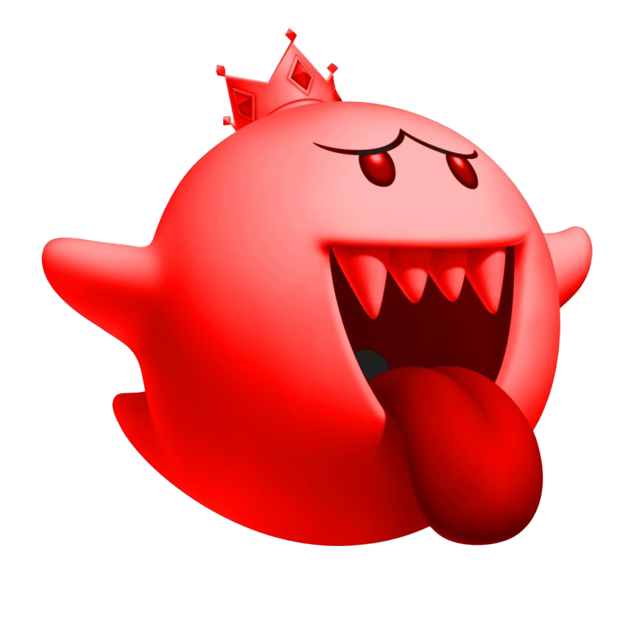 Mario Boo Super Bros King PNG Image