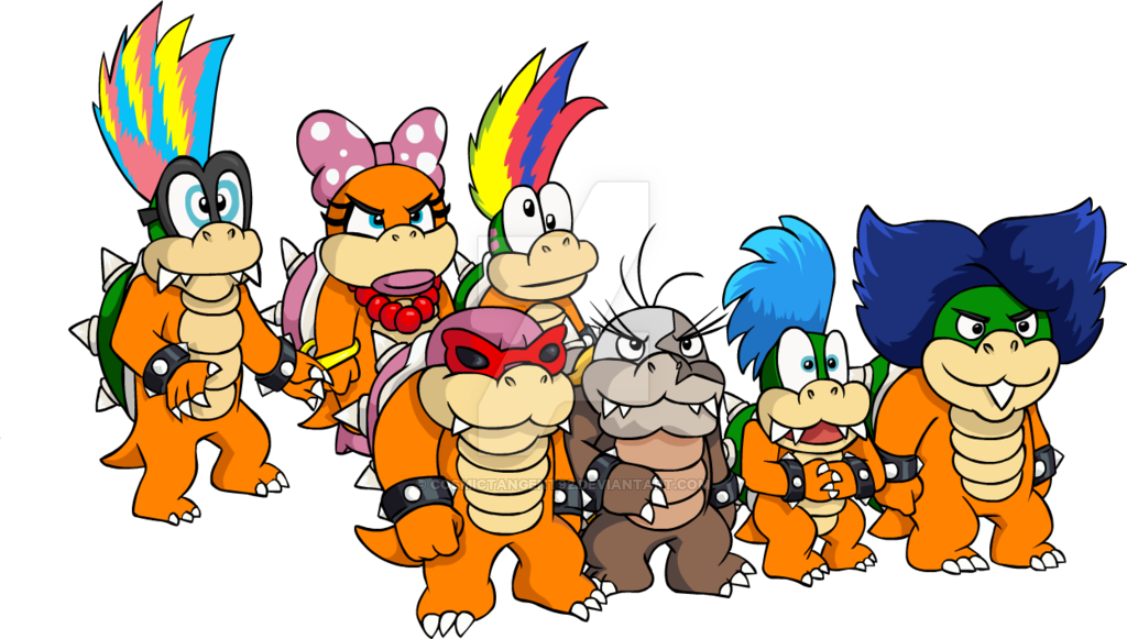 Mario Super Bros Koopalings HQ Image Free PNG Image