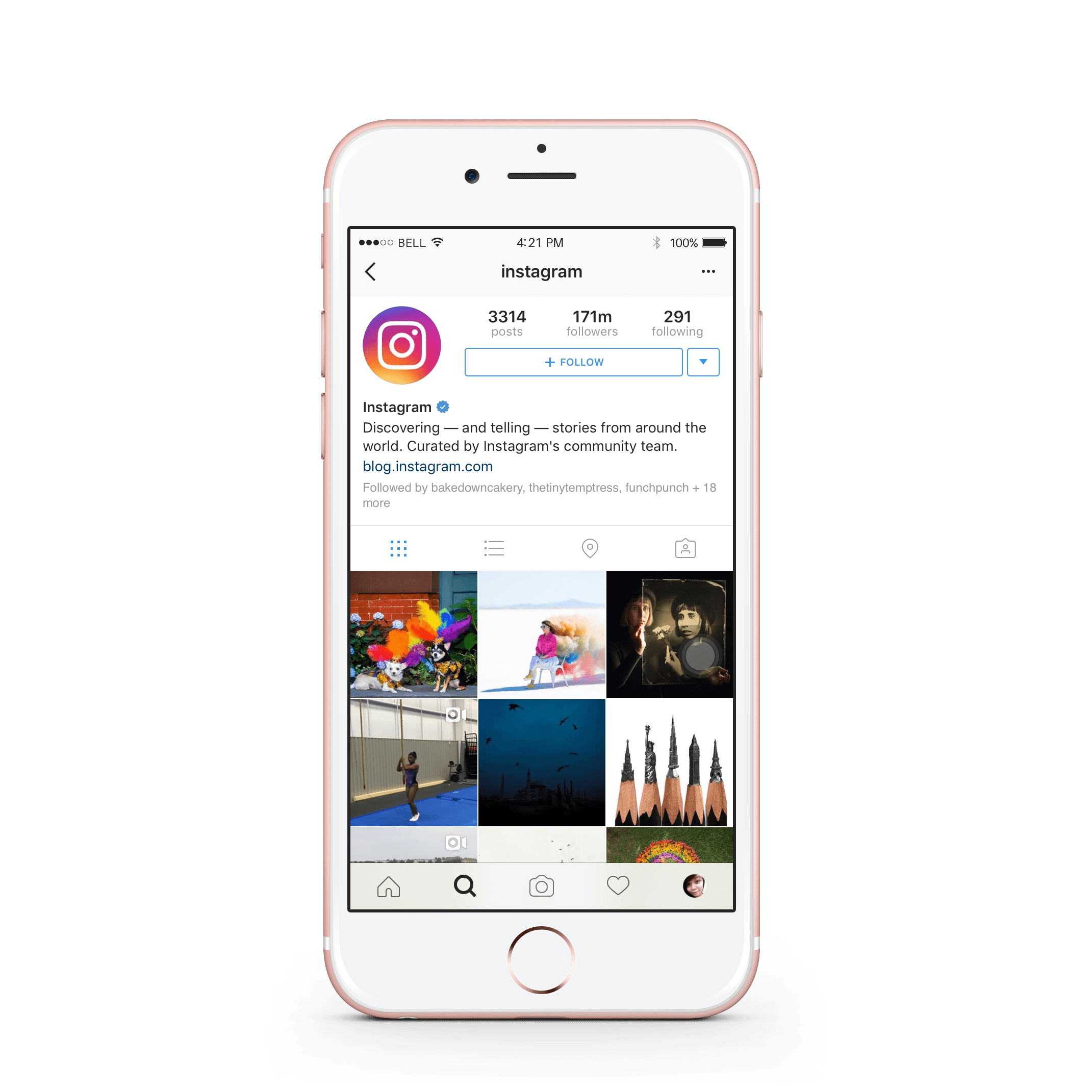 Development Instagram Mobile Marketing App Iphone User PNG Image