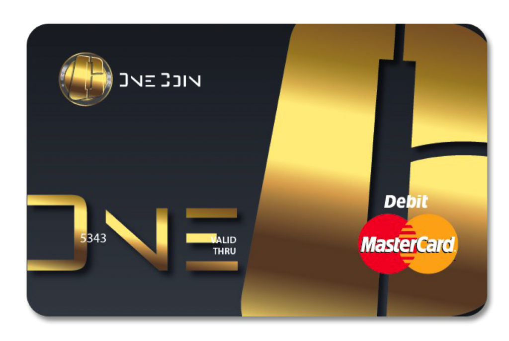Bitcoin Cryptocurrency Mastercard Debit Onecoin Card PNG Image