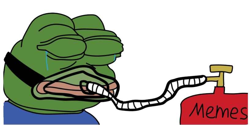 Meme The Pepe Frog Sad PNG Image