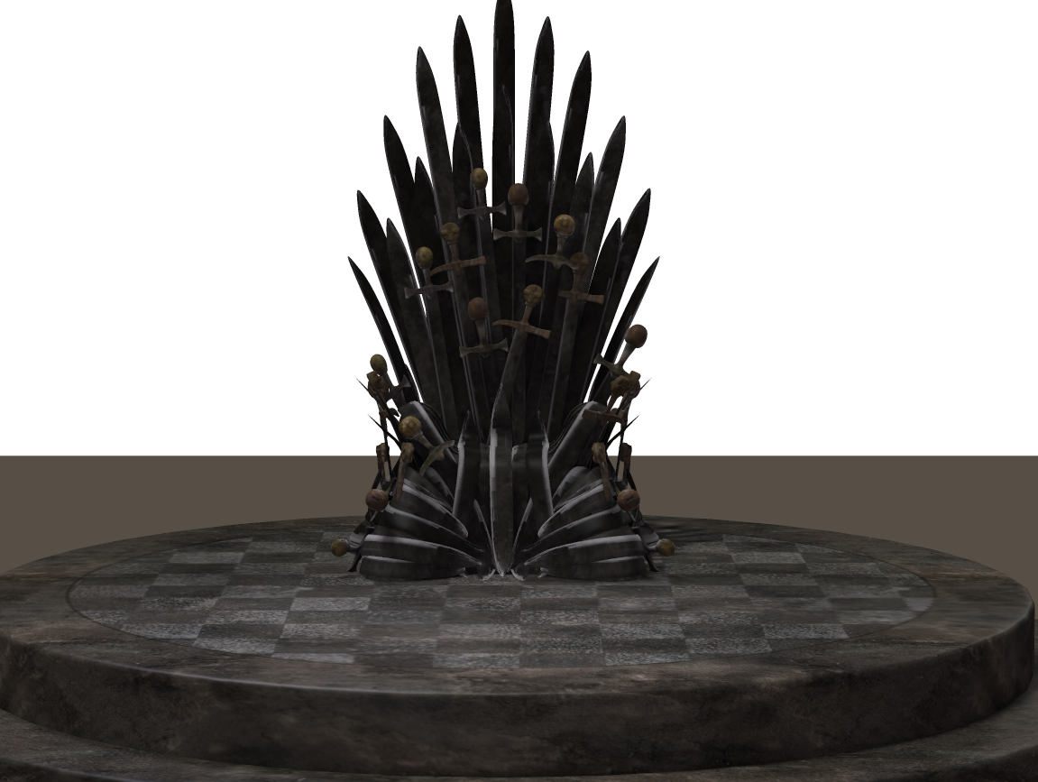 Throne Chair Iron HQ Image Free PNG Image