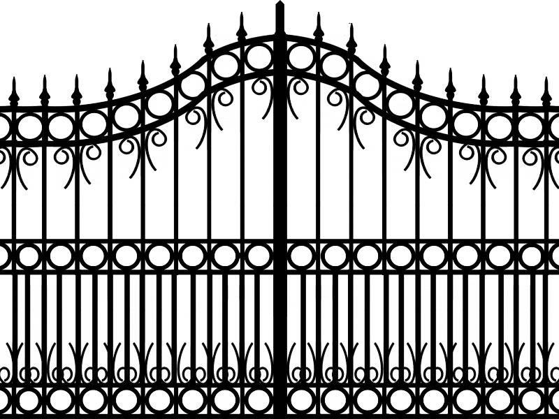 Gate Metal Fence PNG File HD PNG Image