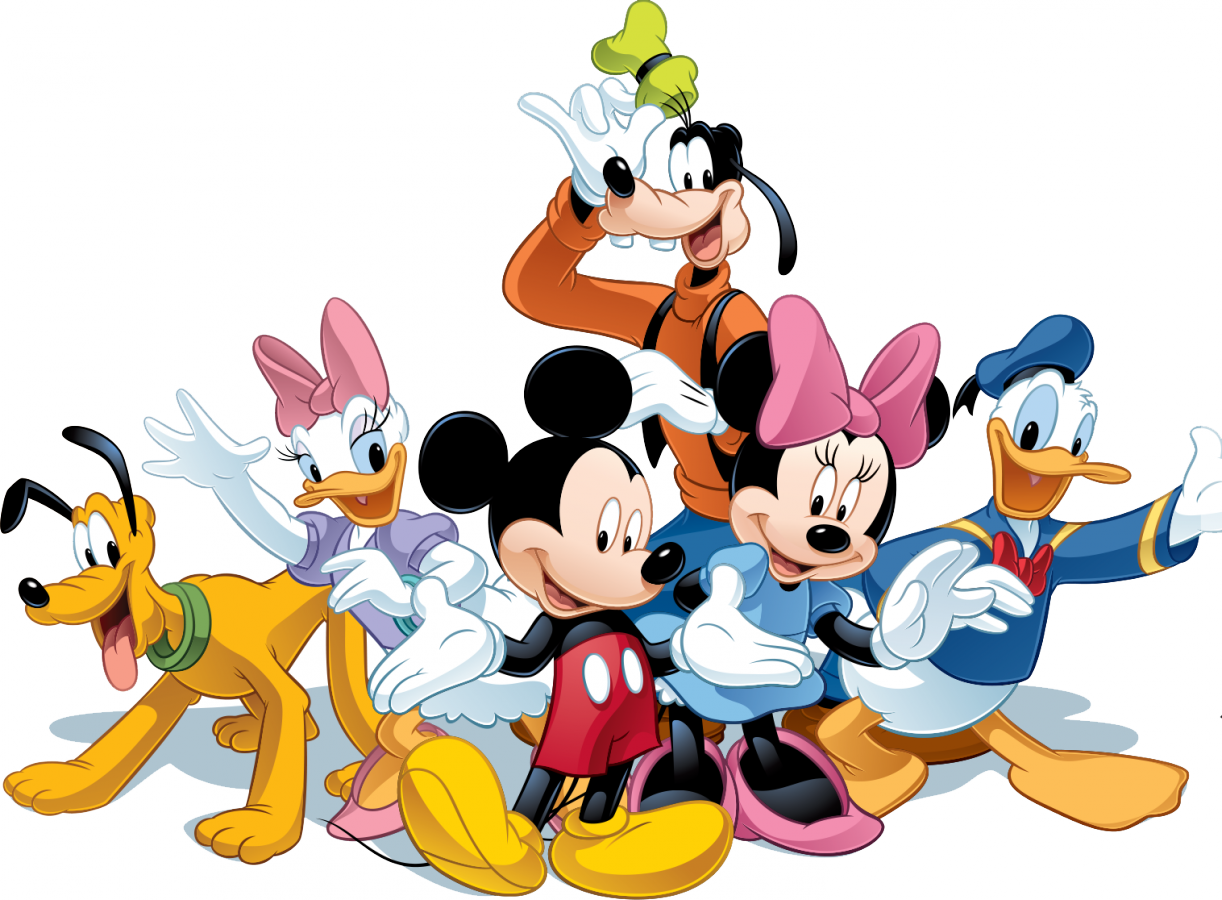 Mickey Company Minnie Walt Donald Goofy Duck PNG Image