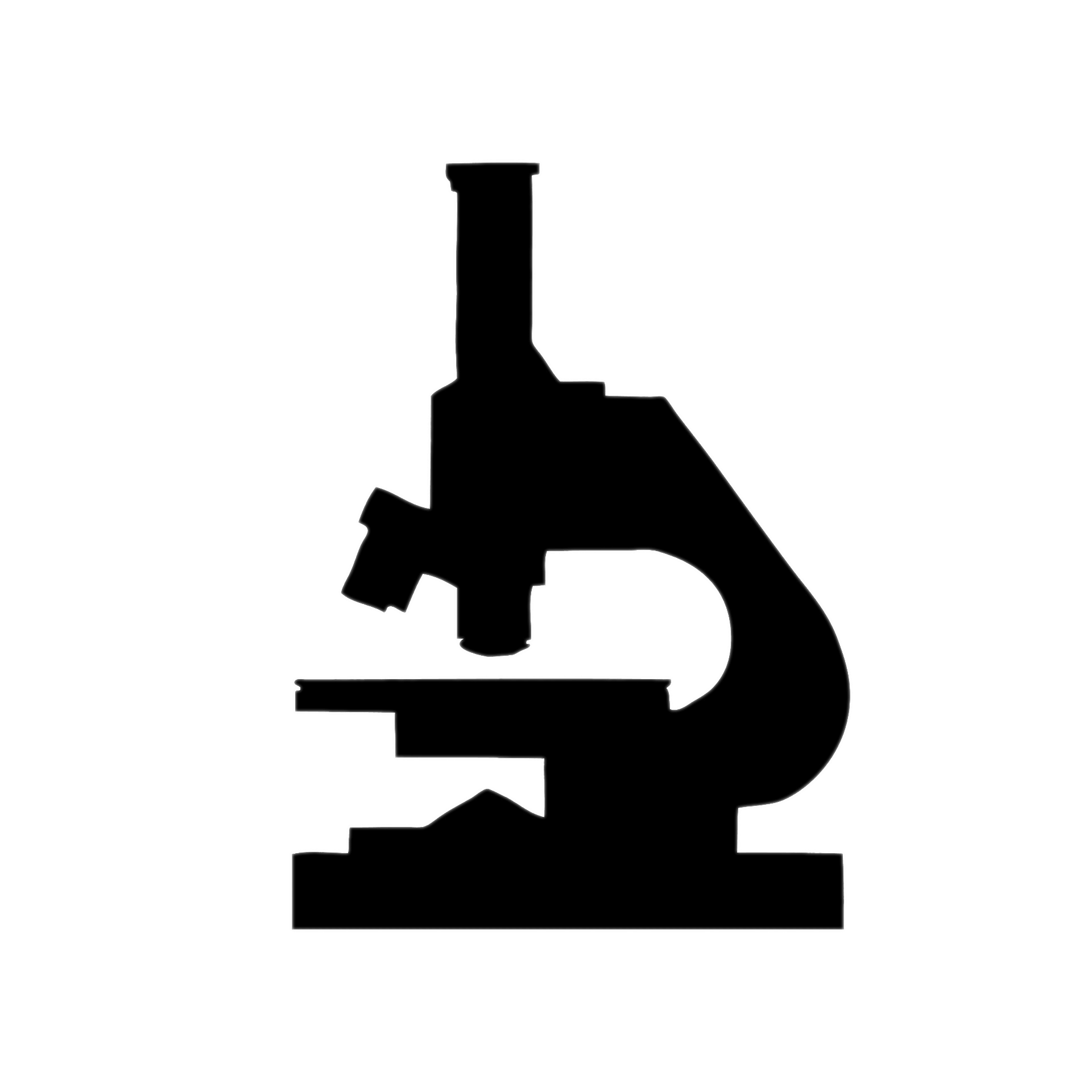 Microscope Silhouette PNG Download Free PNG Image