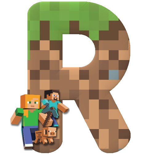 Alphabet Square Minecraft Letter Free Download PNG HQ PNG Image