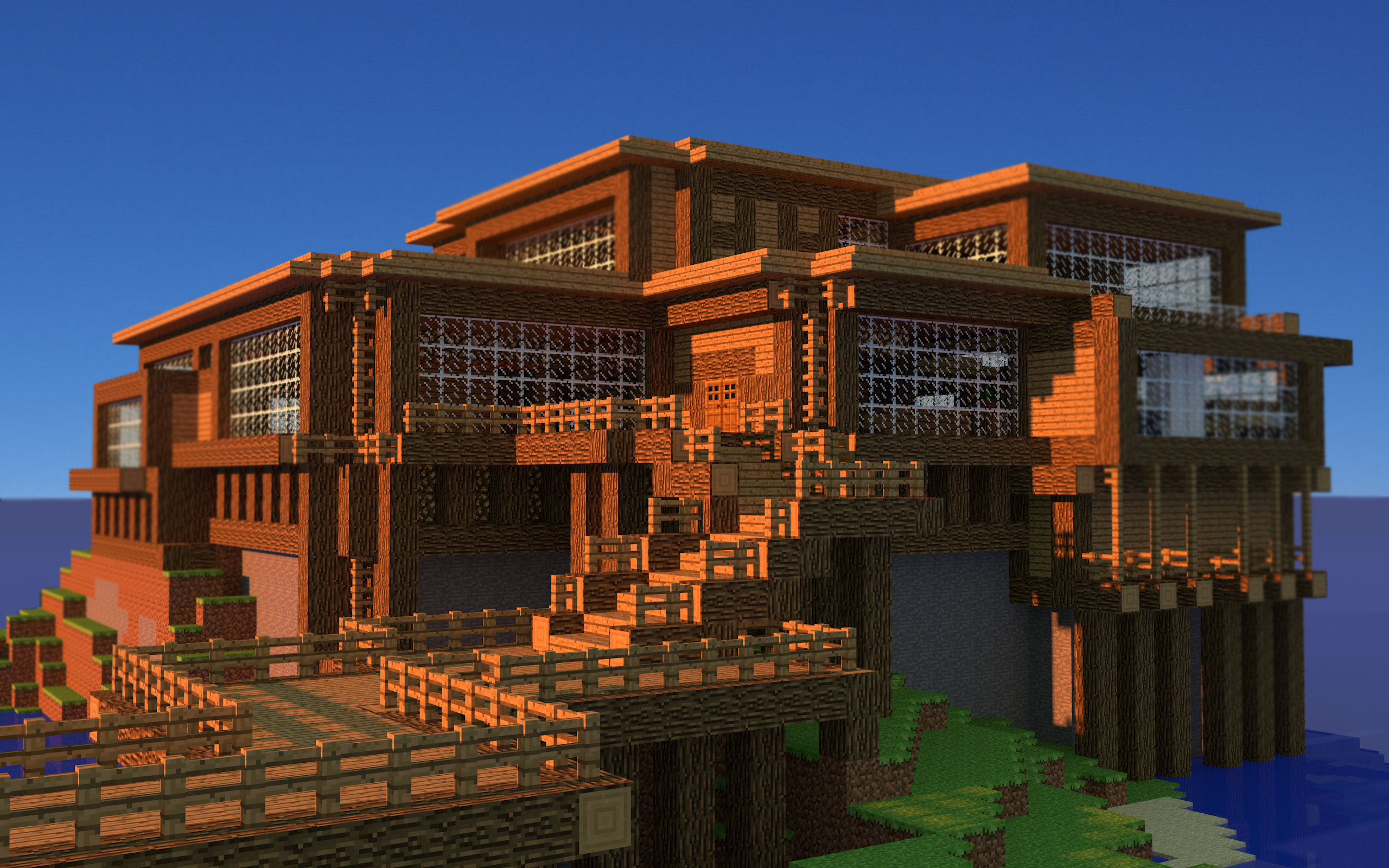 Building Elevation House Pocket Edition Minecraft PNG Image