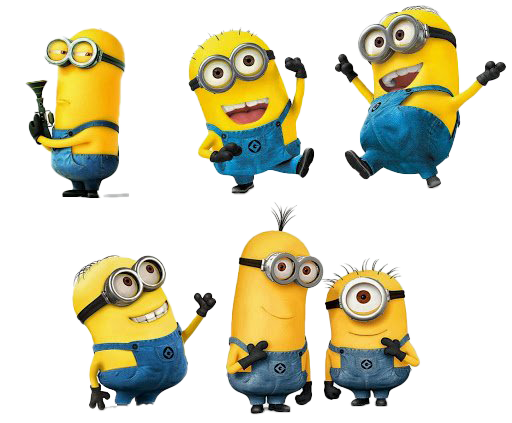 Group Minions Free Clipart HQ PNG Image
