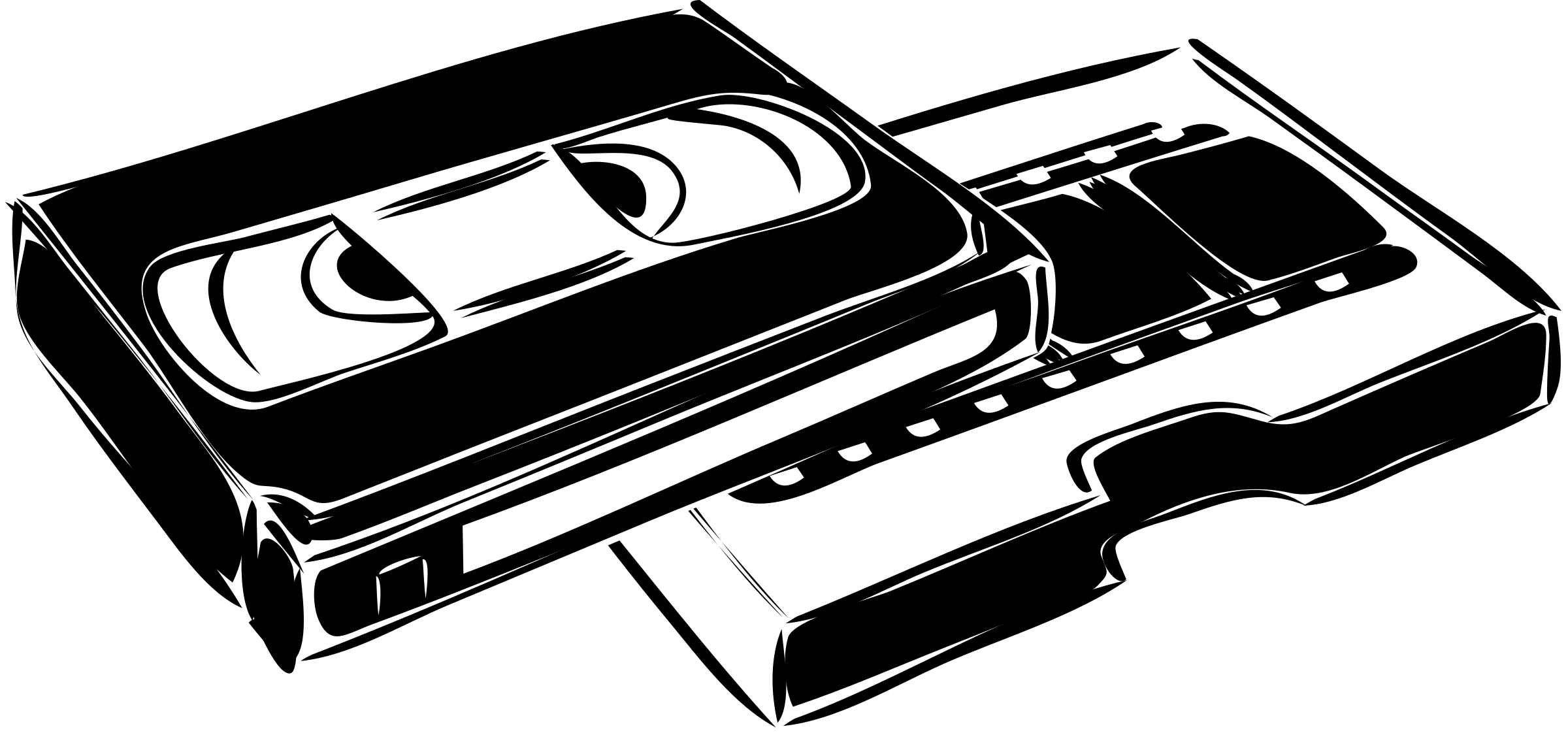 Vcrs Videotape Automotive Photography Vhs Exterior Monochrome PNG Image