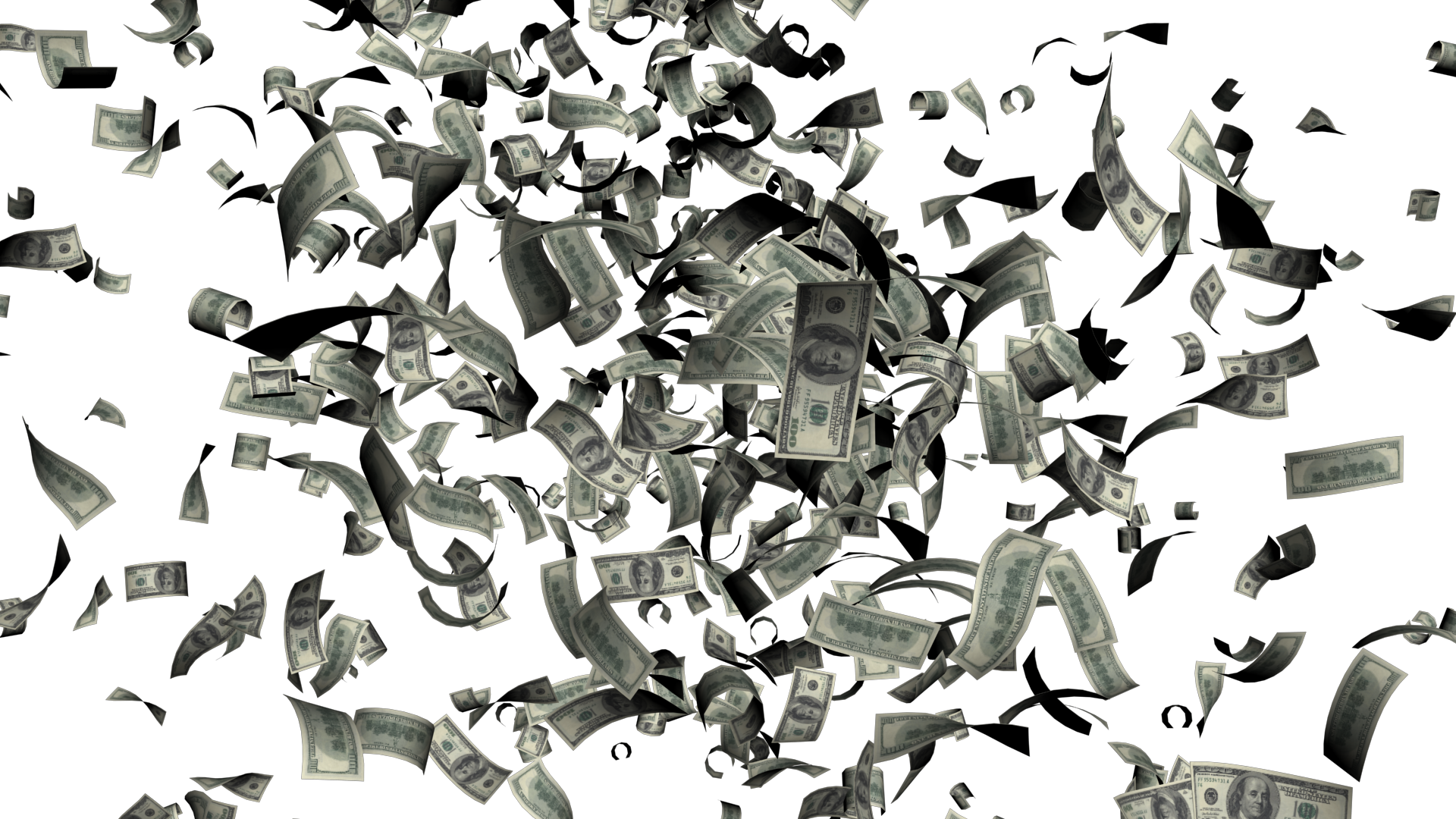 Money Falling Free Transparent Image HQ PNG Image