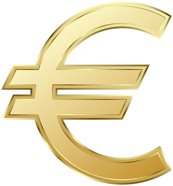 Symbol Pic Euro Free Clipart HQ PNG Image