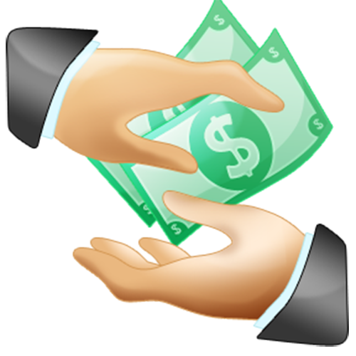 Dollars Holding Hand Free Transparent Image HQ PNG Image