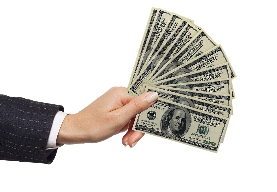 Dollars Holding Hand Free Download Image PNG Image