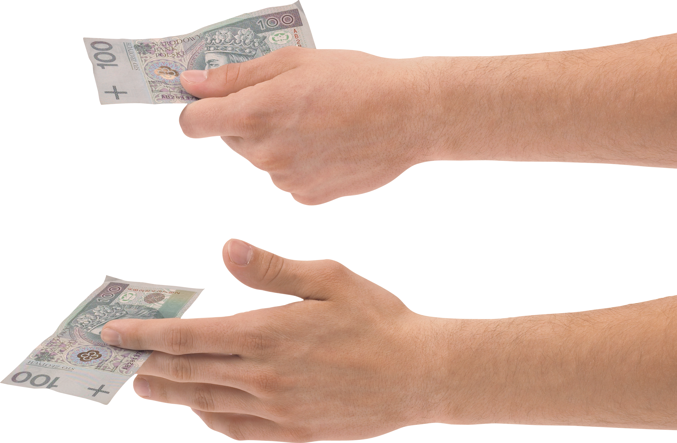 Dollars Male Holding Hand Free HQ Image PNG Image