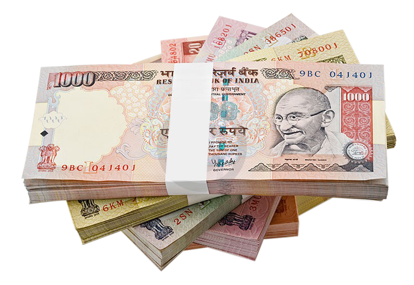 Indian Rupee Banknote Transparent Image PNG Image