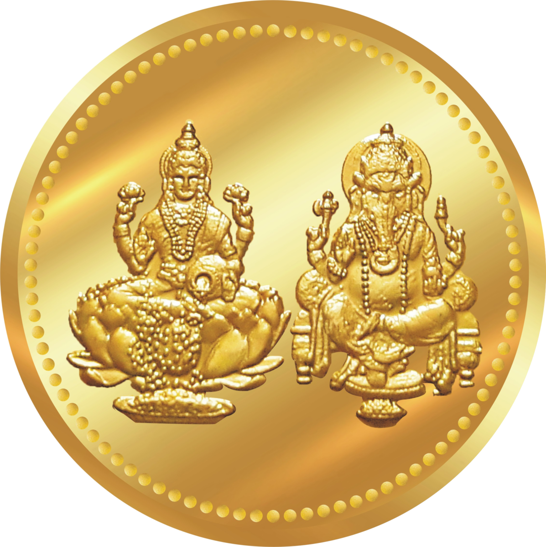 Download Lakshmi Gold Coin Transparent Image HQ PNG Image | FreePNGImg