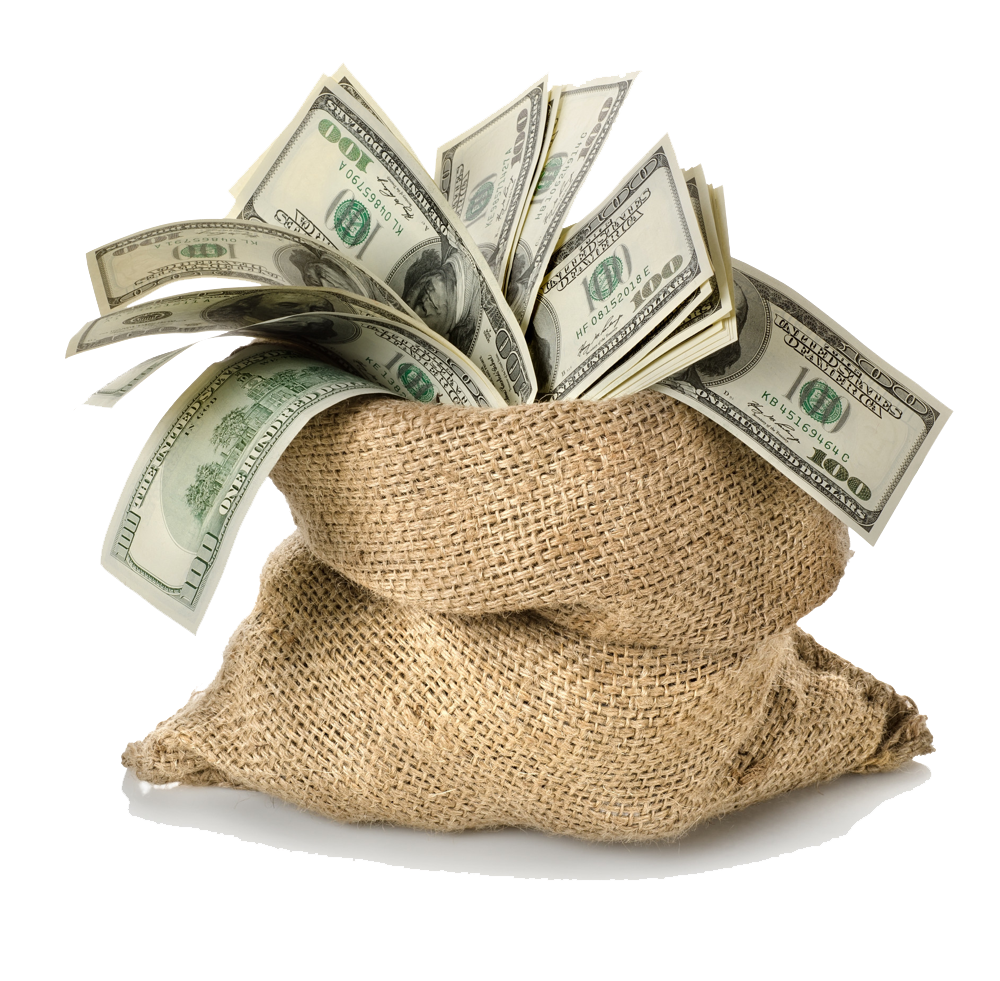 Money Bag Transparent Background PNG Image