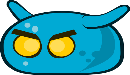 Blue Monster Picture PNG Image