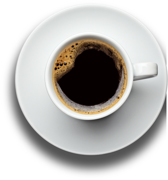 Coffee Mug Top Transparent Background PNG Image