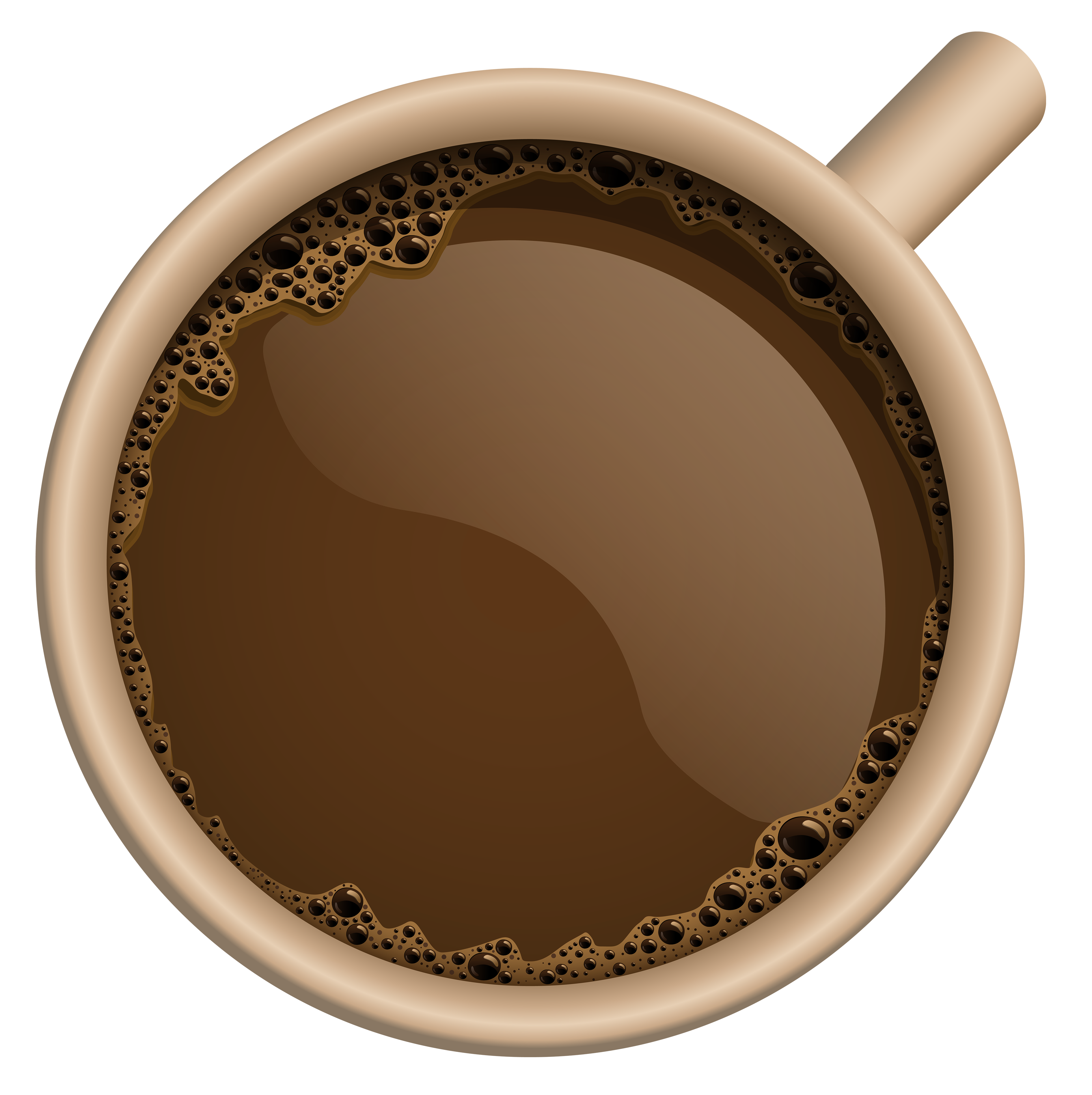 Coffee Mug Top Photos PNG Image