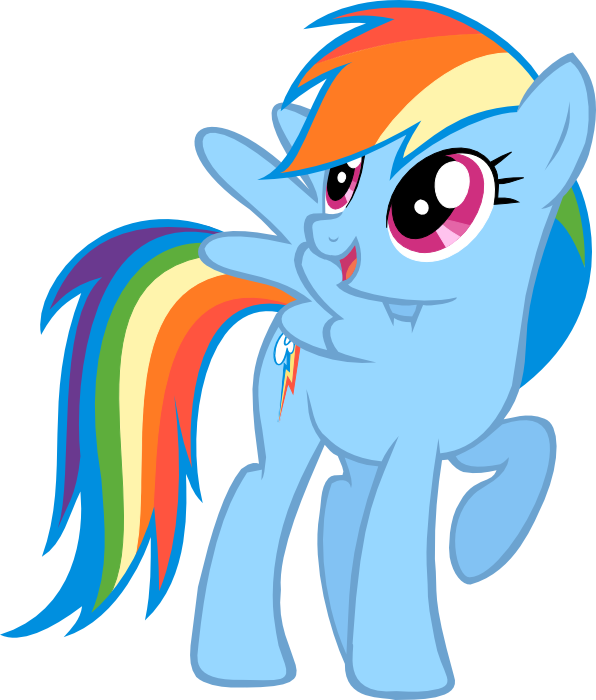 Rainbow Dash Transparent Image PNG Image