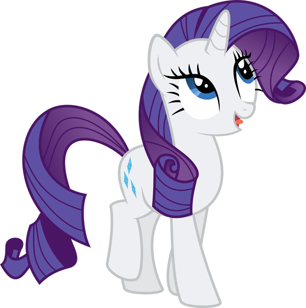 My Little Pony Rarity Clipart PNG Image
