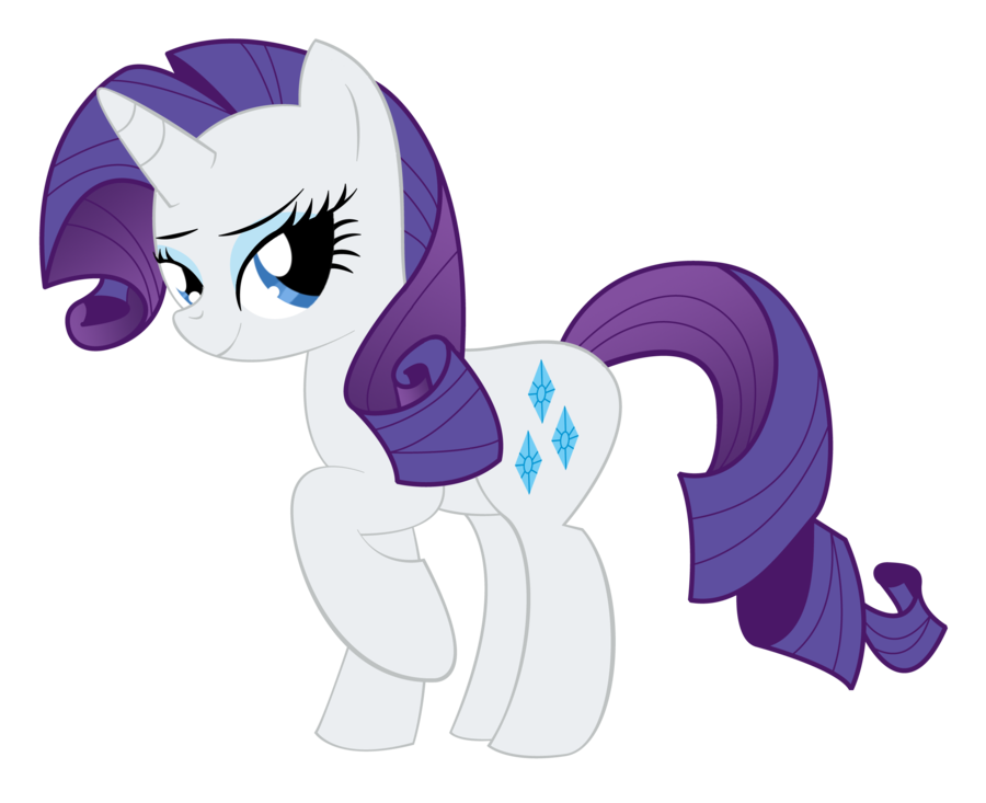 My Little Pony Rarity Transparent Background PNG Image