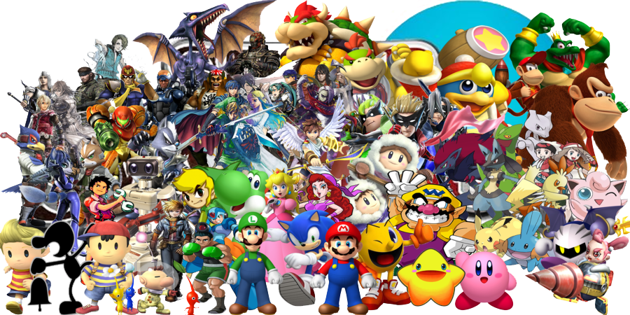 Nintendo Characters PNG Image