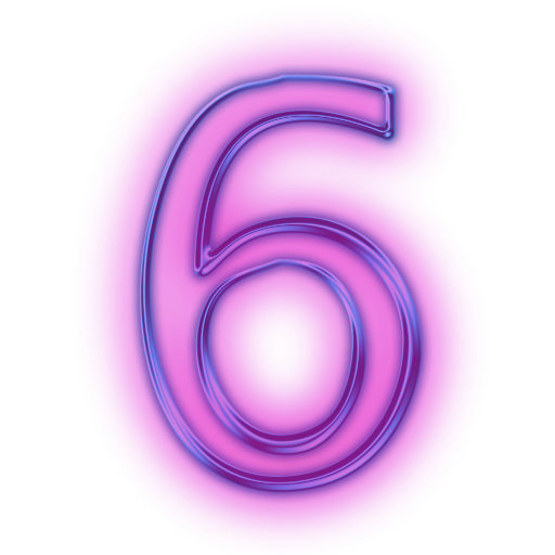 Neon Number Free Download PNG HQ PNG Image