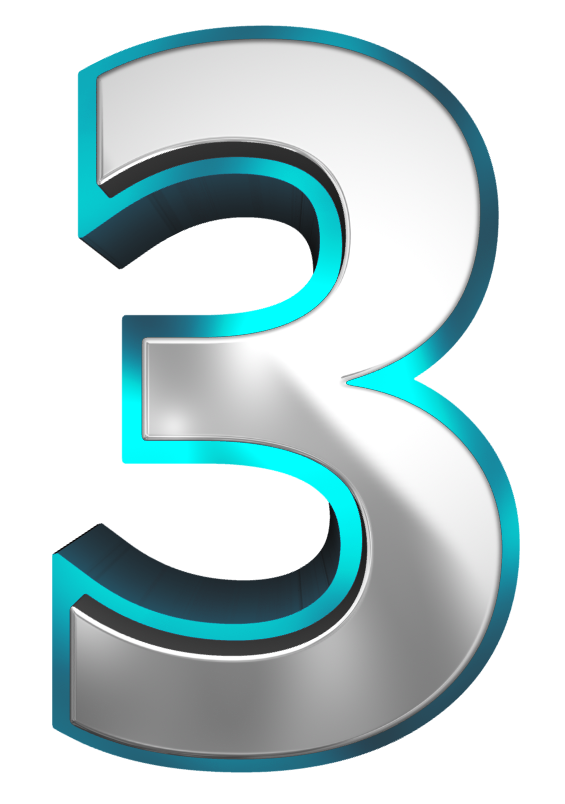 3 Number PNG Download Free PNG Image