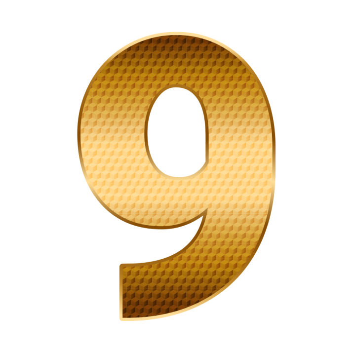 9 Number Free Download PNG HQ PNG Image