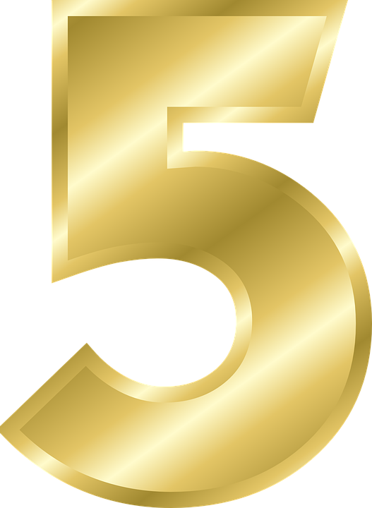 5 Number Free Download PNG HD PNG Image