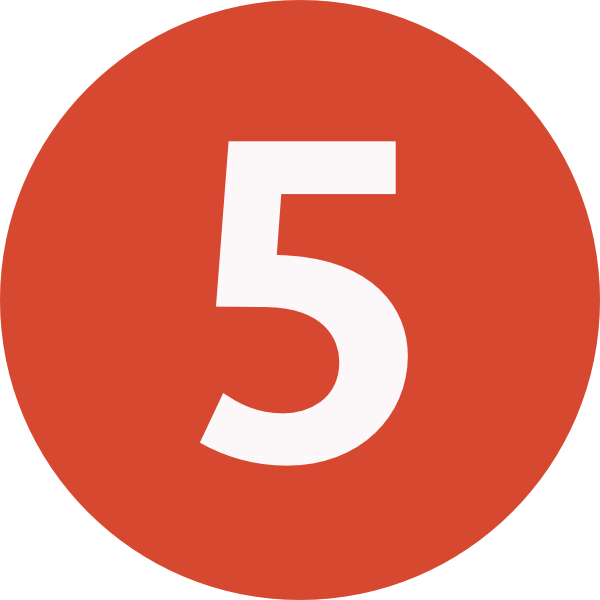 5 Number HQ Image Free PNG Image