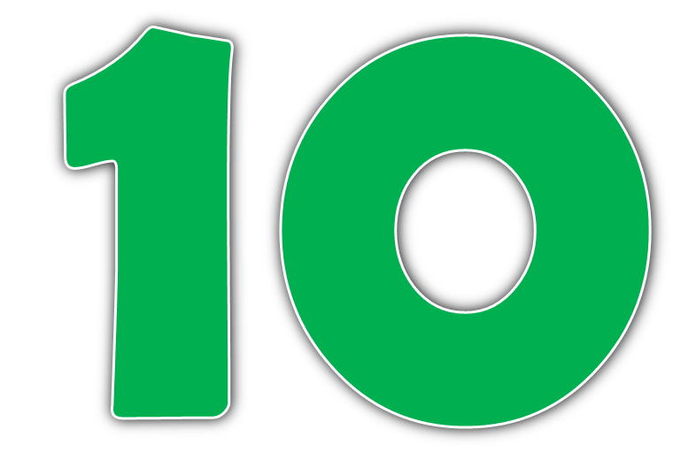 10 Number Download HQ PNG Image