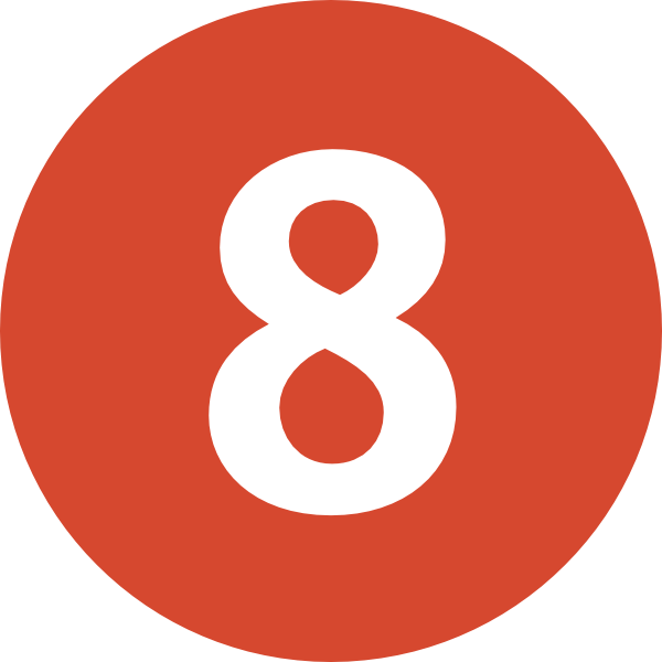 8 Number Free Transparent Image HD PNG Image