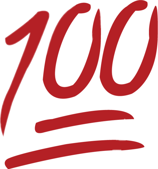 100 Number Free Transparent Image HQ PNG Image